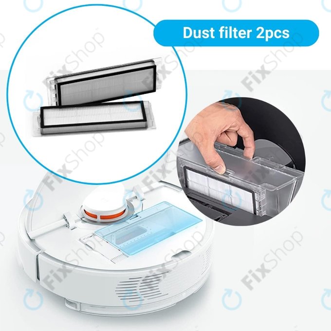 Xiaomi Roborock S5 Max, S6, S6 MaxV, S6 Pure, Xiaowa E3 - Kiegészítő Készlet (Fehér)