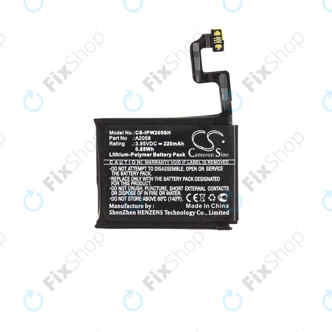 Apple Watch 4 40mm - Akkumulátor A2058 220mAh HQ