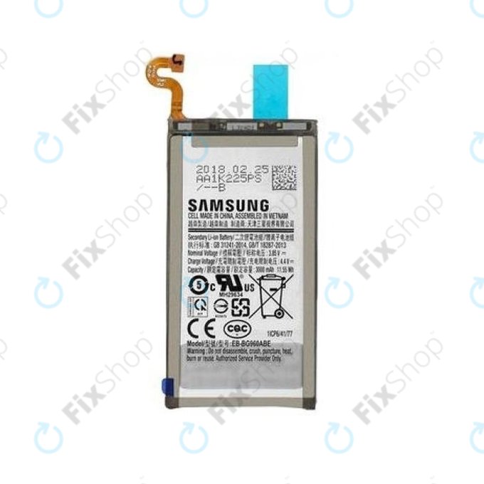 Samsung Galaxy S9 G960F - Akkumulátor EB-BG960ABE 3000mAh - GH82-15963A, GH82-16021A Genuine Service Pack