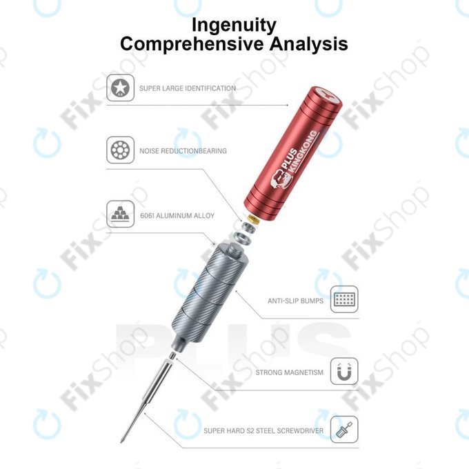 Mechanic KING KONG+ - Torx, Tri-point, Cross csavarhúzó készlet - 6db