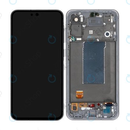 Samsung Galaxy A56 A566E - LCD Kijelző + Érintőüveg + Keret (Awesome Graphite) - GH82-36829A Genuine Service Pack