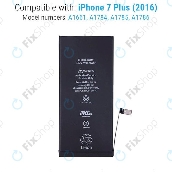 Akkumulátor iPhone 7 Plus, 2900mAh, Service Pack