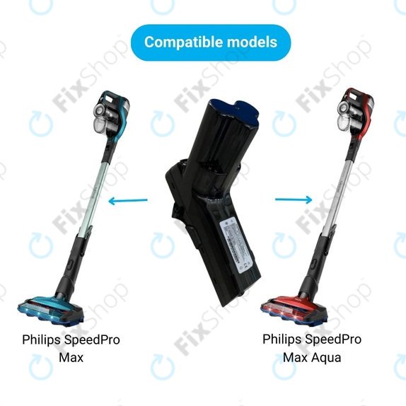 Philips SpeedPro Max, SpeedPro Max Aqua - Akkumulátor 18650HE2 Li-Ion 18.0V 2400mAh