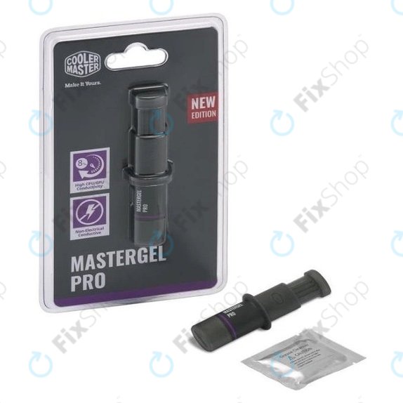 Hővezető paszta MasterGel Pro V2 CPU-hoz, 4g, szürke