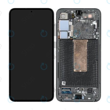 Samsung Galaxy S23 Plus S916B - LCD Kijelző + Érintőüveg + Keret (Green) - GH82-30477C Genuine Service Pack