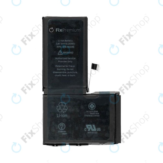 Apple iPhone X - Akkumulátor 2716mAh FixPremium (10 Pack)