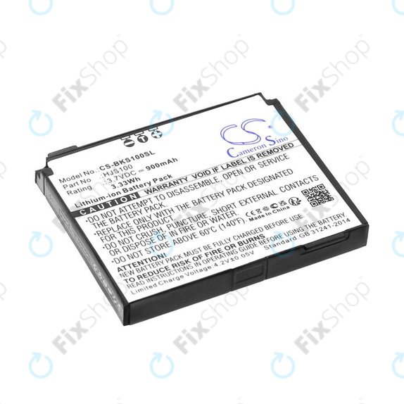 Akkumulátor Becker HJS 100, HJS100, Li-Ion, 3.7V, 900mAh, HQ
