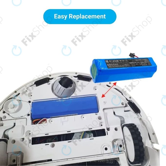 Xiaomi Roidmi EVE Plus, Viomi, Lydsto, Proscenic, Tefal - Akkumulátor NR18650 M26-4S2P, SUN-INTE-181, H18650CH-4S2P Li-Ion 14.4V 5200mAh HQ