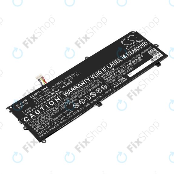 Akkumulátor HP Elite X2 1012 G2, 6000mAh, Li-Pol, 7.7V, JI04XL, HQ