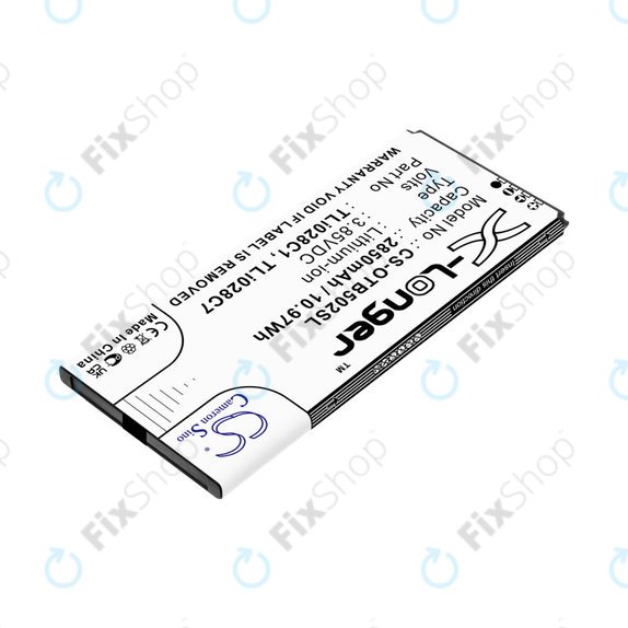 Akkumulátor Alcatel 1b 2020, Alcatel Ot-5002a, 2850mAh, Li-Ion, 3.85V, TLI028C1, HQ