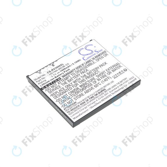 Akkumulátor HP Compaq iPAQ rx3000, rx3115, rx3700, hx2110, hx2790, 1400mAh, Li-Ion, 3.7V, HSTNH-M03B-SS, HQ