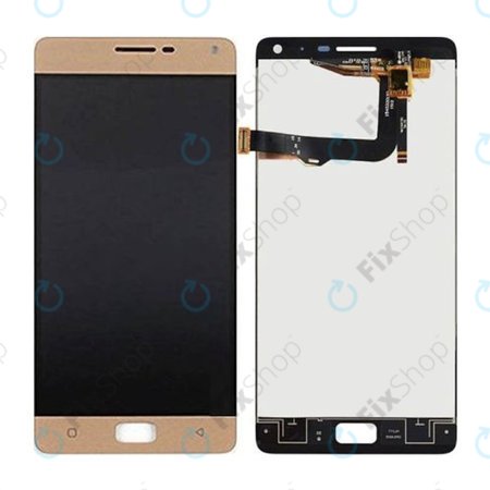 Lenovo VIBE P1 P1a42 - LCD Kijelző + Érintőüveg (Gold) TFT