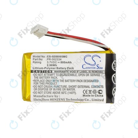 Akkumulátor GoPro Hero +, 800mAh, Li-Polymer, 3.7V, PR-062334, HQ