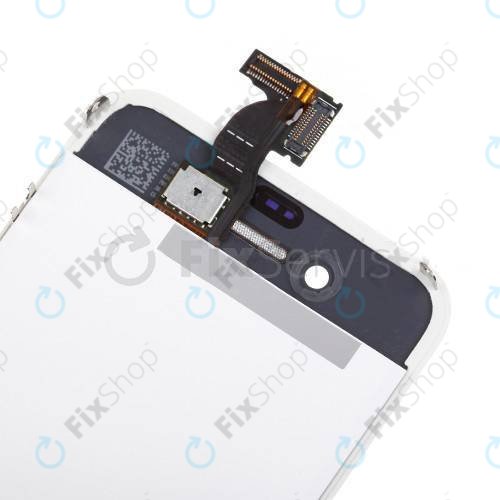 Apple iPhone 4 - LCD Kijelző + Érintőüveg + Keret (White) TFT