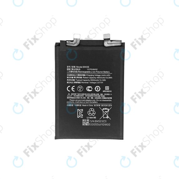 Xiaomi Poco X4 Pro 5G, Redmi Note 11 Pro 4G, Redmi Note 11 Pro 5G - Akkumulátor BN5E 5000mAh