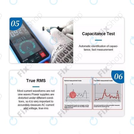 Sunshine DT-21N - Érintőképernyős Digitális Multiméter