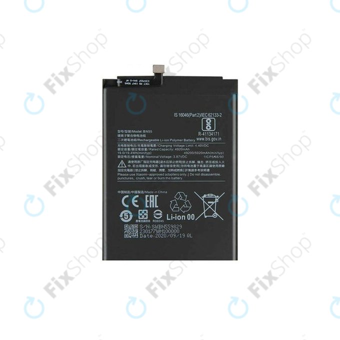 Xiaomi Redmi Note 9S - Akkumulátor BN55 5020mAh