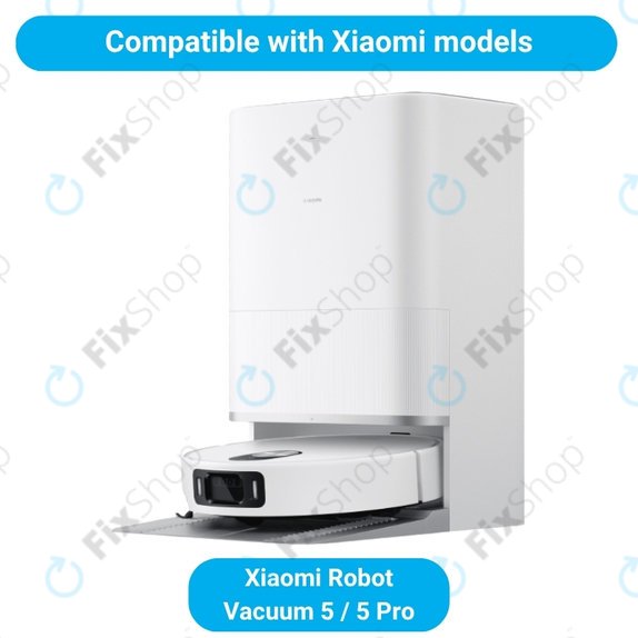 Pótalkatrész készlet Xiaomi Robot Vacuum 5, 5 Pro (1x Főkefe, 2x Szűrő, 2x Oldalkefe)