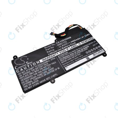 Akkumulátor Lenovo ThinkPad E450, E455, E460, E465, T470p, ThinkPad Edge E450 i7, 4400mAh, Li-Ion, 10.8V, 45N1752, HQ