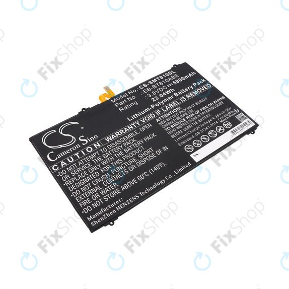 Akkumulátor Samsung Galaxy Tab S2, 5800mAh, Li-Pol, 3.8V, EB-BT810ABE, HQ