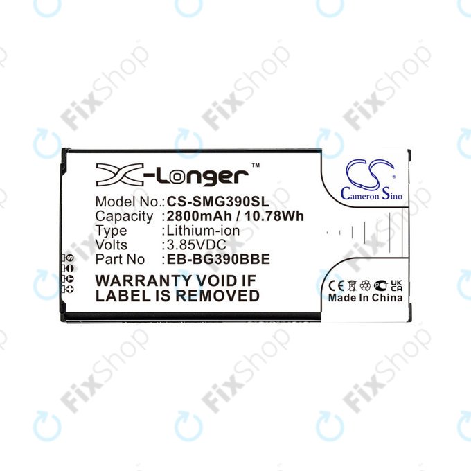 Akkumulátor Samsung Galaxy Xcover 4, 4S, 2800mAh, Li-Ion, 3.85V, EB-BG390BBE, HQ