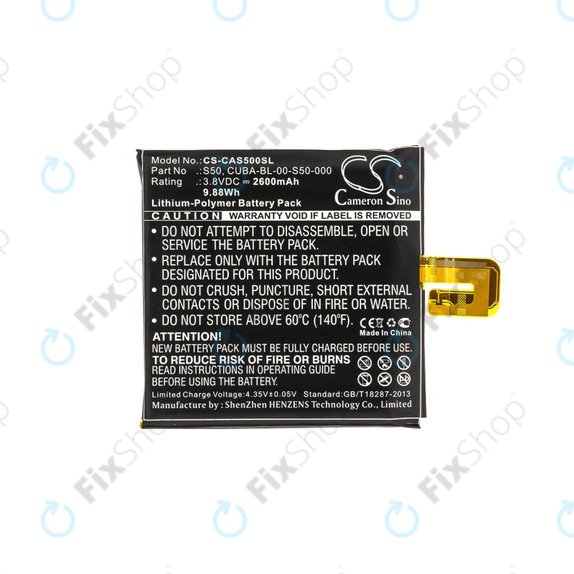 Caterpillar CAT S50 - Akkumulátor CUBA-BL-00-S50-000 2600mAh HQ