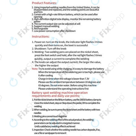 Docreate HPSW 5000W - Mini Ponthegesztőgép Barkácskészlet (4000mAh)