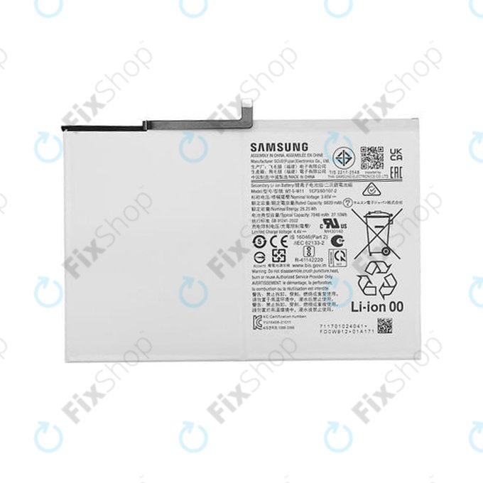 Samsung Galaxy Tab A9+ 11 X210, X216B - Akkumulátor WT-S-W11 7040mAh - GH81-24467A Genuine Service Pack