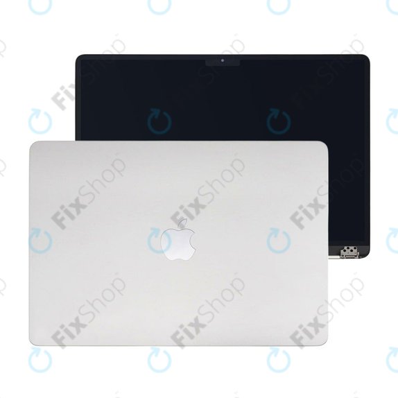 LCD kijelző MacBook Air 15", A3114 (2024), első üveggel és fedéllel, Silver, 661-40256, Genuine Apple