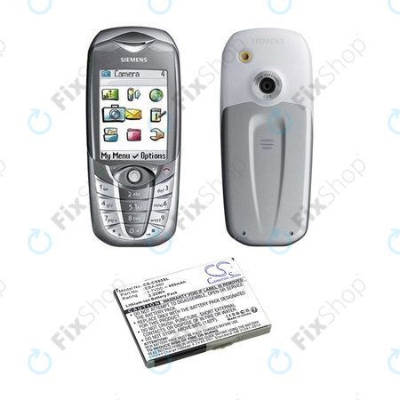 Akkumulátor Siemens M8, A31, CS66, SS66, 600mAh, Li-Ion, 3.7V, EBA-660, HQ