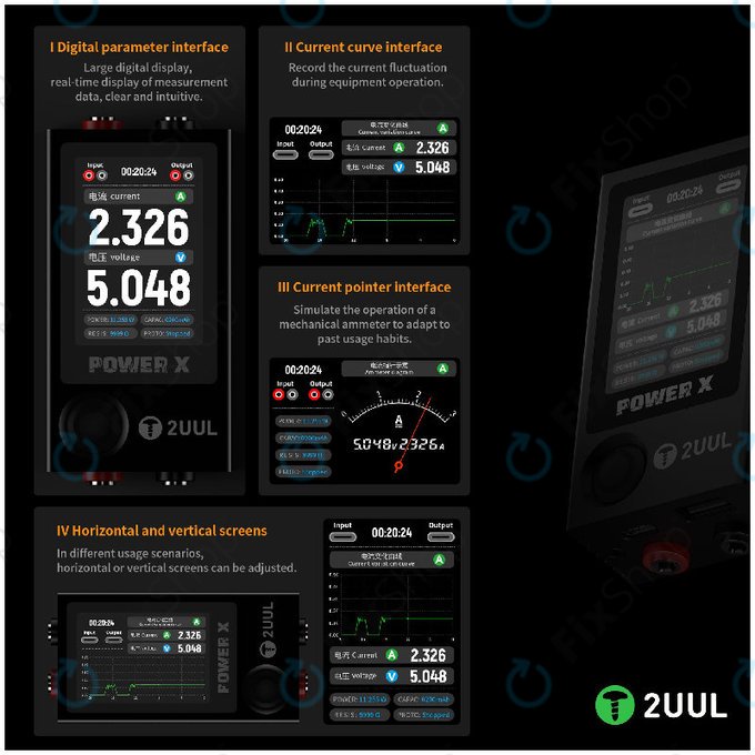 Feszültség- és árammérő (USB multiméter), 2UUL PW11