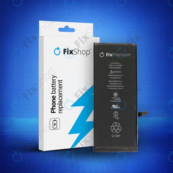 Akkumulátor iPhone 6S Plus, 2750mAh, FixPremium