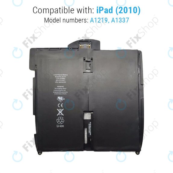 Akkumulátor iPad, 5400mAh