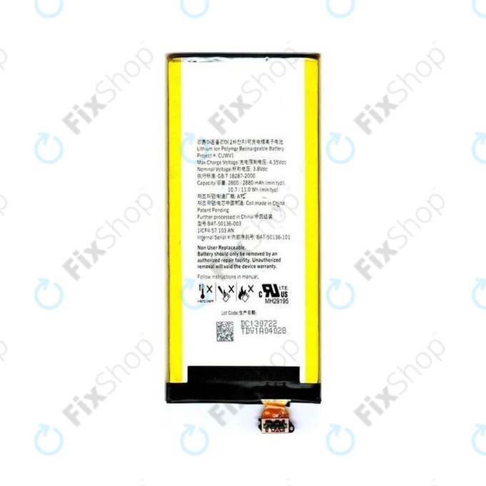 Blackberry Z30, Leap - Akkumulátor BAT-50136-101 2880mAh
