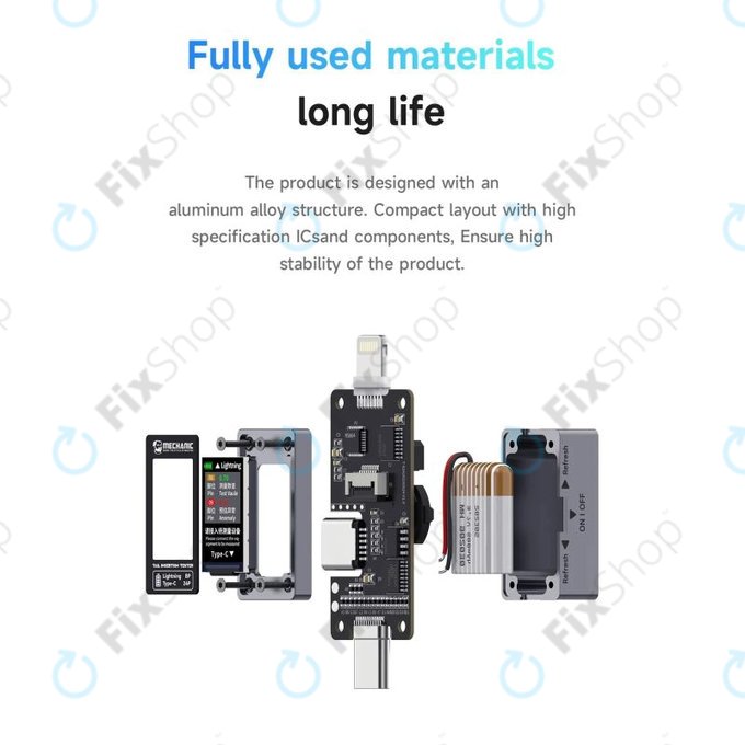 Mechanic T-824 - Töltőport tesztelő