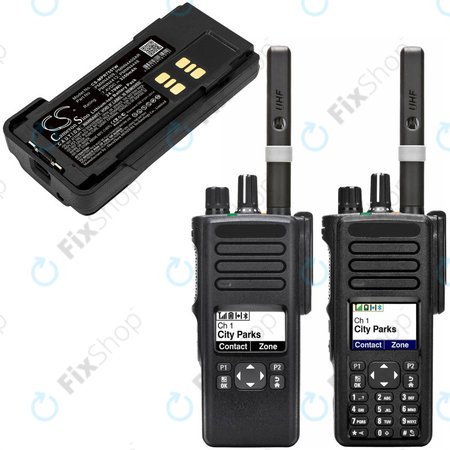 Akkumulátor Motorola DP2600, 4000, 4600, 4800, XPR3000, XPR3300, 3350mAh, Li-Ion, 7.4V, PMNN4409, HQ