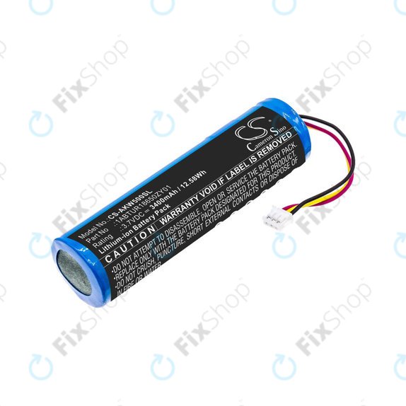 Akkumulátor Akai 5000 Solo, Ewi 5000, 3400mAh, Li-Ion, 3.7V, 1ABTUR18650ZY01, HQ