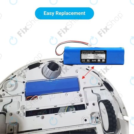 Xiaomi Roidmi EVE Plus, Viomi, Lydsto, Proscenic, Tefal - Akkumulátor XJT-2P4S-6800 Li-Ion 14.4V 6800mAh