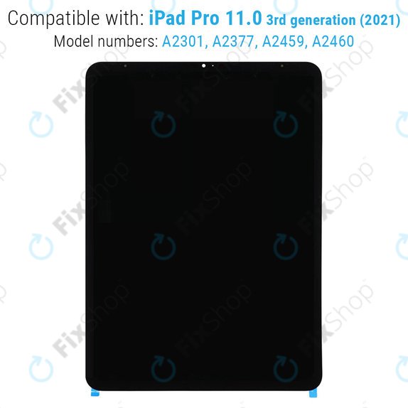 Apple iPad Pro 11.0 (3rd Gen 2021, 4th Gen 2022) - LCD Kijelző + Érintőüveg Refurbished