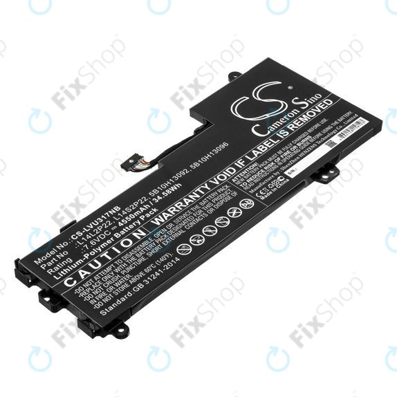 Akkumulátor Lenovo E31-80, Ideapad 510s-13, 4550mAh, Li-Pol, 7.6V, 5B10H13092, HQ