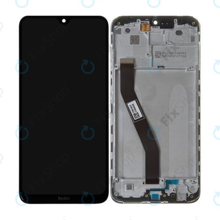 Xiaomi Redmi 8, Redmi 8A - LCD Kijelző + Érintőüveg + Keret (Onyx Black) - 5600040C3I00 Genuine Service Pack