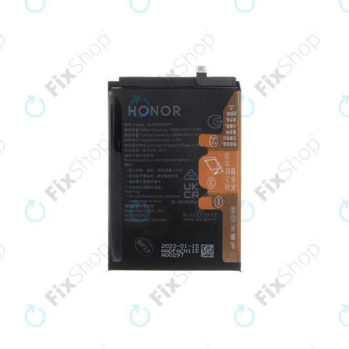 Honor 90 Lite 5G, X8a - Akkumulátor HB416594EGW 4500mAh