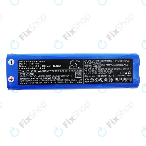 Philips SmartPro Active - Akkumulátor 4ICR19/65 Li-Ion 14.4V 3400mAh HQ
