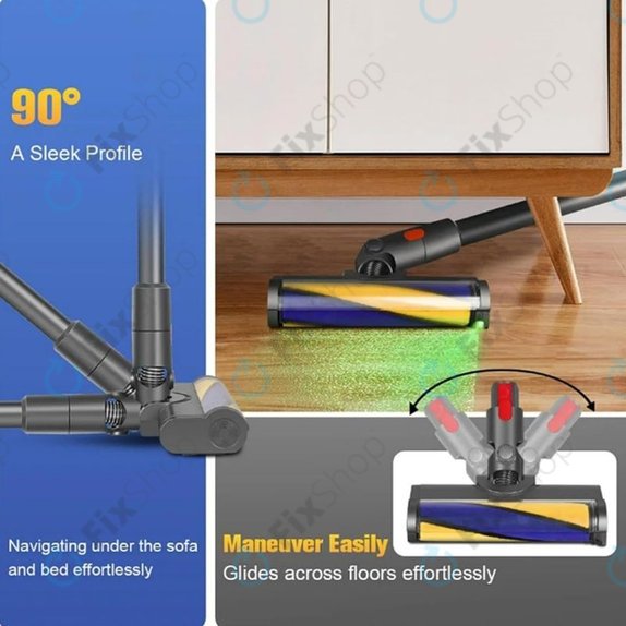 Dyson V12 - Padlófúvóka LED zöld Fénnyel