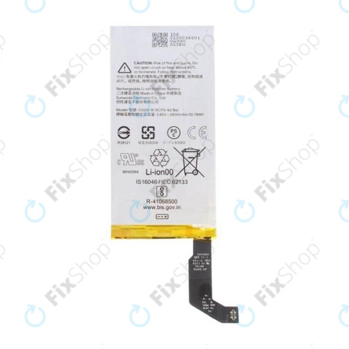 Google Pixel 4 - Akkumulátor G020I-B 2800mAh - G823-00148-01 Genuine Service Pack