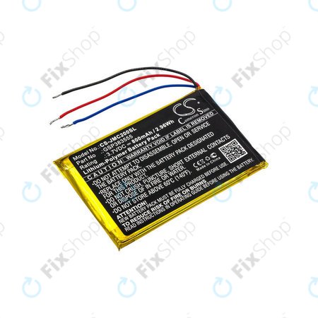 Akkumulátor JBL Clip 2, 800mAh, Li-Pol, 3.7V, GSP383555, HQ