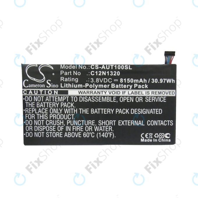 Akkumulátor Asus Transformer Book T100, 8150mAh, Li-Pol, 3.8V, C12N1320, HQ