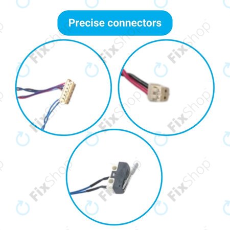 Ecovacs Deebot N-series, T-series, Ozmo-series - Kerék Motorral (Bal)