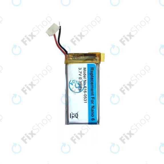 Akkumulátor iPod Nano (6th Gen), 105mAh