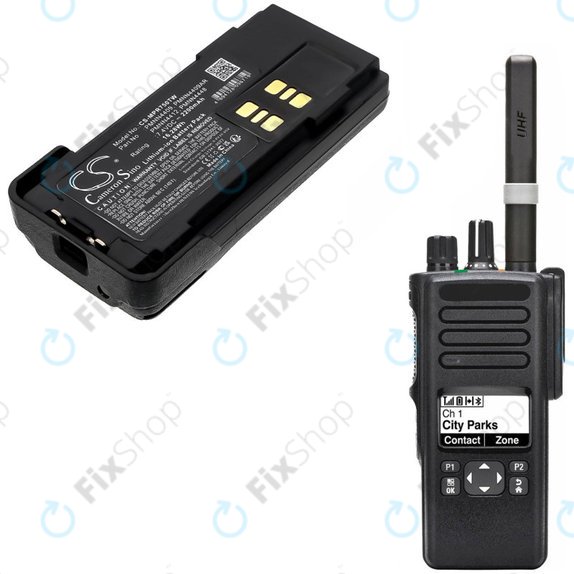 Akkumulátor Motorola Dp2600e, Dp4000, P8608, Xpr3000, Xpr7350, 2200mAh, Li-Ion, 7.4V, PMNN4409, HQ